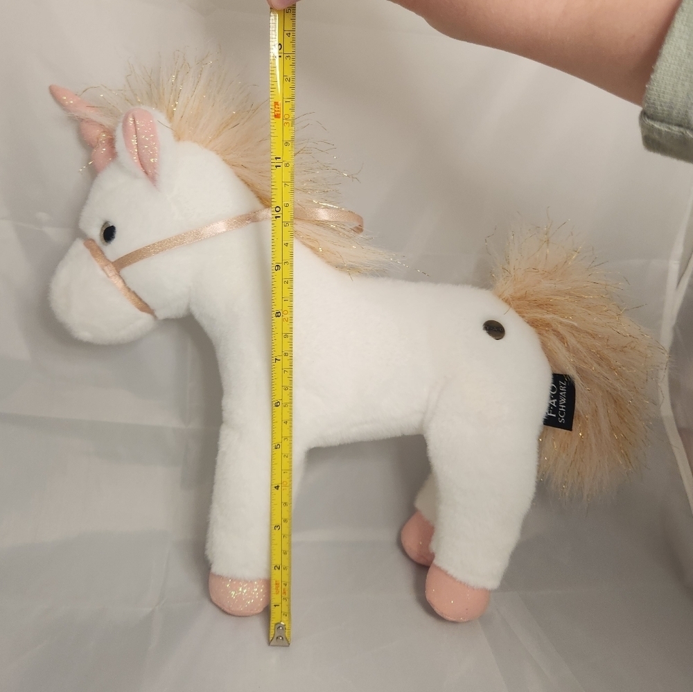 12” F.A.O Schwarz Pink Unicorn Plush Stuffed Animal - Picture 12 of 12